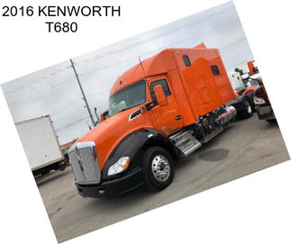 2016 KENWORTH T680