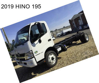 2019 HINO 195