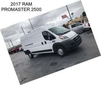 2017 RAM PROMASTER 2500