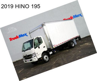 2019 HINO 195