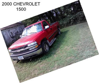 2000 CHEVROLET 1500