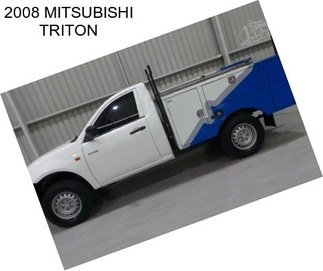 2008 MITSUBISHI TRITON