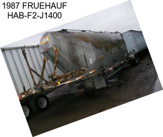 1987 FRUEHAUF HAB-F2-J1400