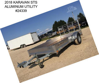 2018 KARAVAN STS ALUMINUM UTILITY #24339