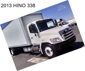 2013 HINO 338