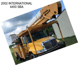 2002 INTERNATIONAL 4400 SBA