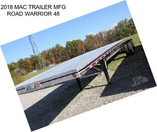 2018 MAC TRAILER MFG ROAD WARRIOR 48