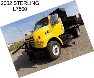 2002 STERLING L7500