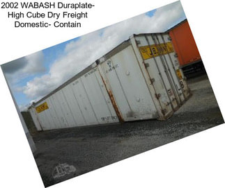 2002 WABASH Duraplate- High Cube Dry Freight Domestic- Contain