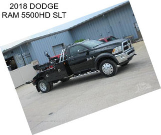 2018 DODGE RAM 5500HD SLT