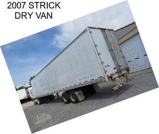 2007 STRICK DRY VAN