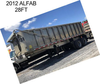 2012 ALFAB 28FT