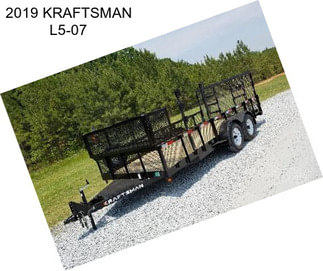 2019 KRAFTSMAN L5-07