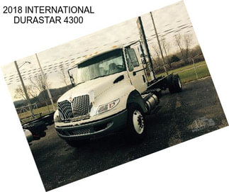 2018 INTERNATIONAL DURASTAR 4300