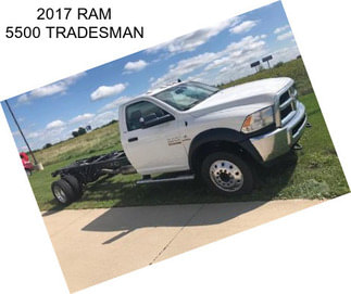 2017 RAM 5500 TRADESMAN