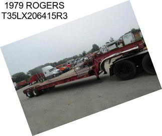 1979 ROGERS T35LX206415R3