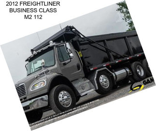 2012 FREIGHTLINER BUSINESS CLASS M2 112