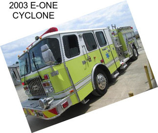 2003 E-ONE CYCLONE