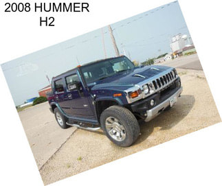 2008 HUMMER H2