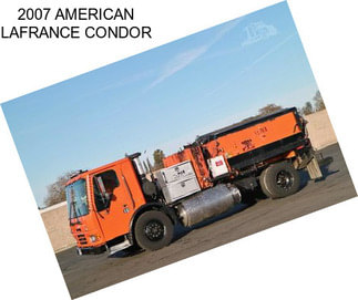 2007 AMERICAN LAFRANCE CONDOR