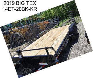 2019 BIG TEX 14ET-20BK-KR