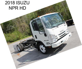 2018 ISUZU NPR HD