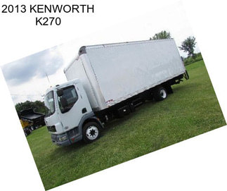 2013 KENWORTH K270