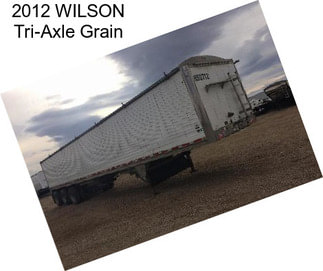 2012 WILSON Tri-Axle Grain