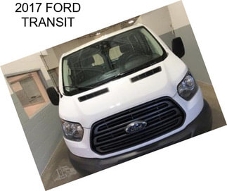 2017 FORD TRANSIT