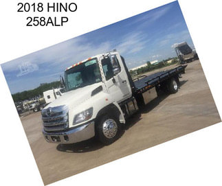 2018 HINO 258ALP