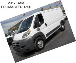 2017 RAM PROMASTER 1500