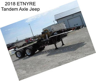 2018 ETNYRE Tandem Axle Jeep