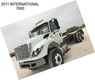 2011 INTERNATIONAL 7600