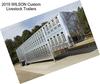 2019 WILSON Custom Livestock Trailers