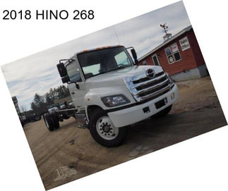 2018 HINO 268