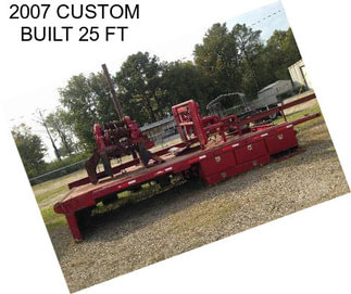 2007 CUSTOM BUILT 25 FT