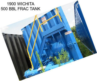 1900 WICHITA 500 BBL FRAC TANK