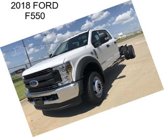 2018 FORD F550