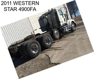 2011 WESTERN STAR 4900FA