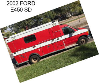 2002 FORD E450 SD
