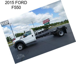 2015 FORD F550