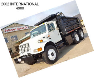 2002 INTERNATIONAL 4900