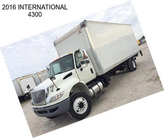 2016 INTERNATIONAL 4300