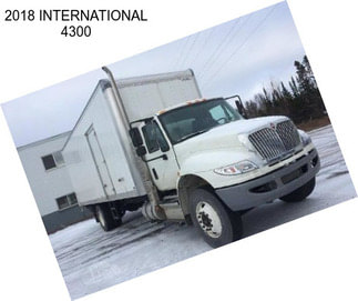 2018 INTERNATIONAL 4300