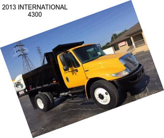 2013 INTERNATIONAL 4300