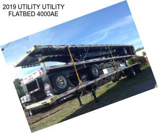 2019 UTILITY UTILITY FLATBED 4000AE