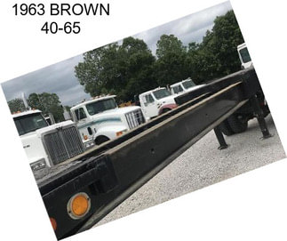 1963 BROWN 40-65