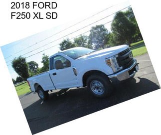 2018 FORD F250 XL SD