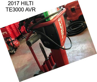 2017 HILTI TE3000 AVR