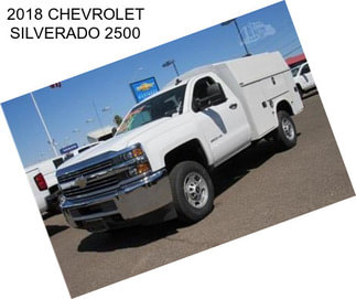 2018 CHEVROLET SILVERADO 2500